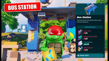 Fortnite Lego | How to find and Create a Bus Station (FAST TRAVEL)