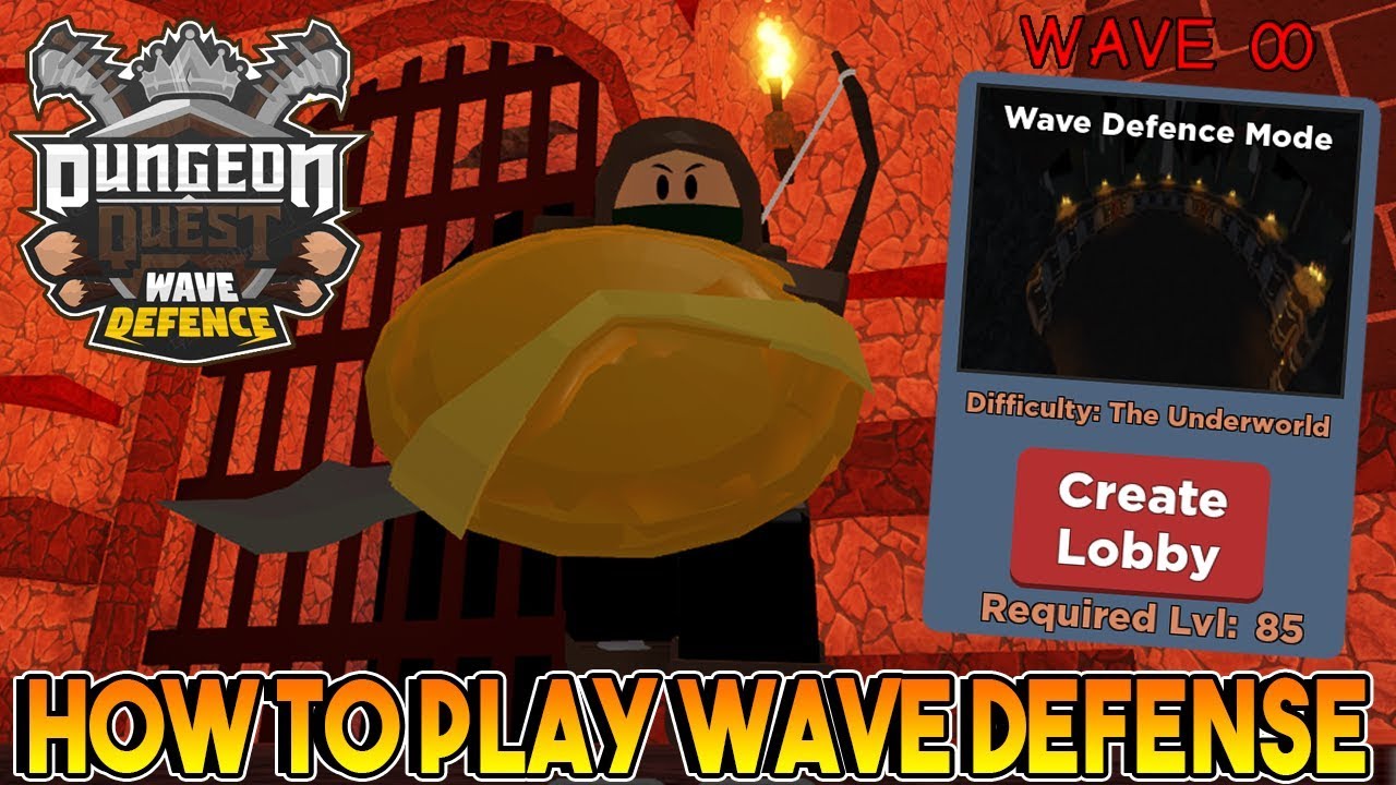 How To Play Wave Defense In Dungeon Quest Roblox Youtube - dungeon quest roblox trading how to buy robux using load smart