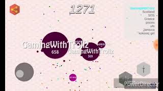 A gameplay of cel offline like agario awesome game