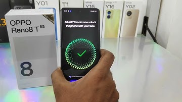 How to Set Face lock in OPPO RENO 8T 5G| How to Set Up the Face Recognition on a OPPO Reno 8T