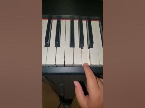 How to play it's just a burning memory on piano tutorial #shorts - YouTube