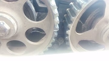 Chevrolet Aveo timing belt marks