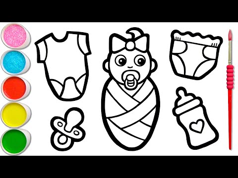Video: Cara Menggambar Poster Bayi
