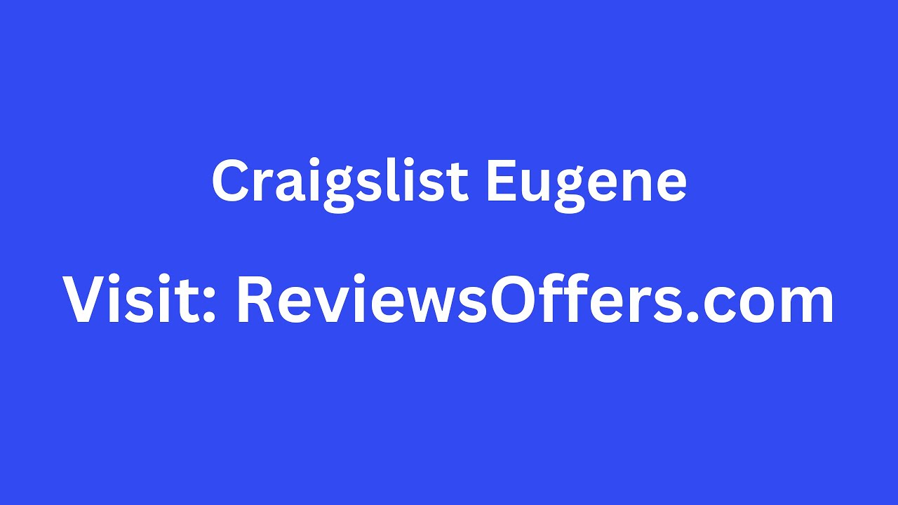 Www Craigslist Com Eugenenull