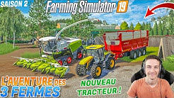 L'AVENTURE DES 3 FERMES S2 ! UN GROS JCB DANS LA FERME !