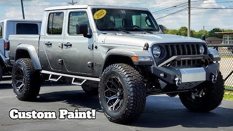 Custom Paint - 2022 Jeep Gladiator - 3" Lift + 37" Tires!