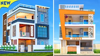 30+ Beautiful 2 Floor House Front Elevation Designs for Small House | Double Floor Front Elevation