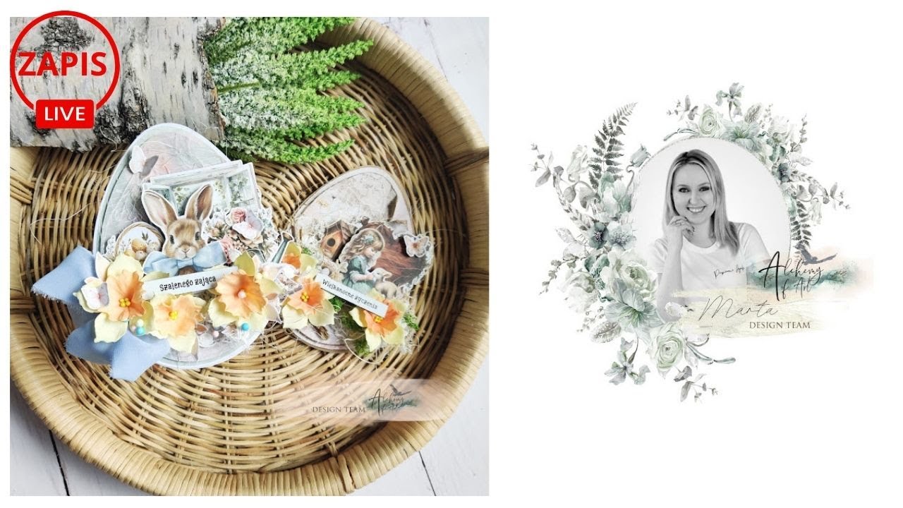 Wielkanocne kartki z kolekcji Soul of Spring Live Papierowe Agrafki