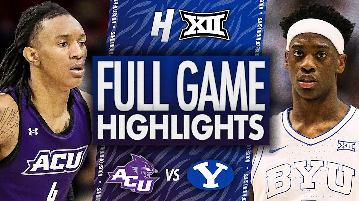 Abilene Christian vs BYU - FULL GAME HIGHLIGHTS | December 19, 2025 | BIG 12 College Basketball