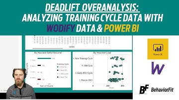 Deadlift Training Cycle Analysis - PowerBI and Wodify Fitness Data Combined