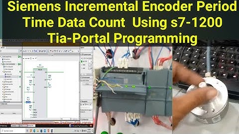 Siemens Incremental Encoder Period Time Data Count  Using s7-1200 Tia-Portal Programming