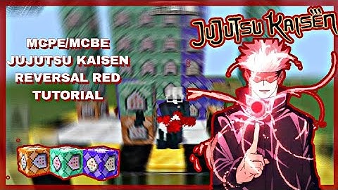 How to Ceate an Cursed Technique Reversal: Red in Minecraft Command Block // Tutorial //