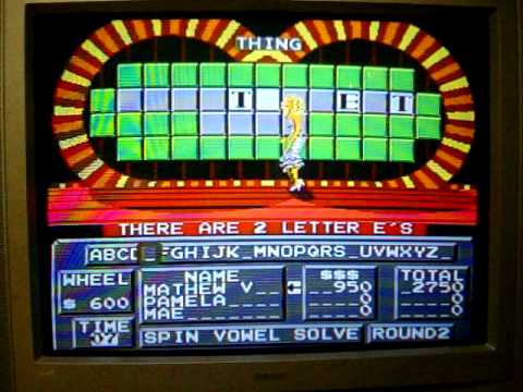 NES Wheel of Fortune Family Edition Game 1