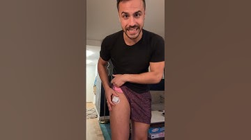 First Omnipod Leg Site - My Thoughts #diabetes #omnipod #t1d