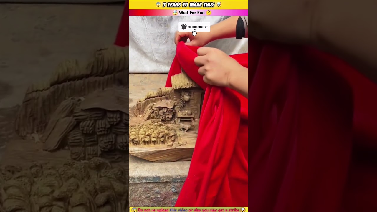 7 Years of Hardwork: Amazing Wood Art Masterpiece 🪵✨ | #shorts #woodworking #art #AnmolKFact