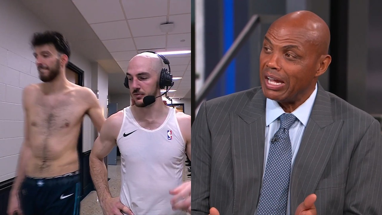 Charles Barkley roasts Chet Holmgren for walking around shirtless 😭