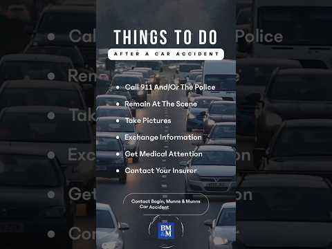 6 Things To Do After A Car Accident🚗💥