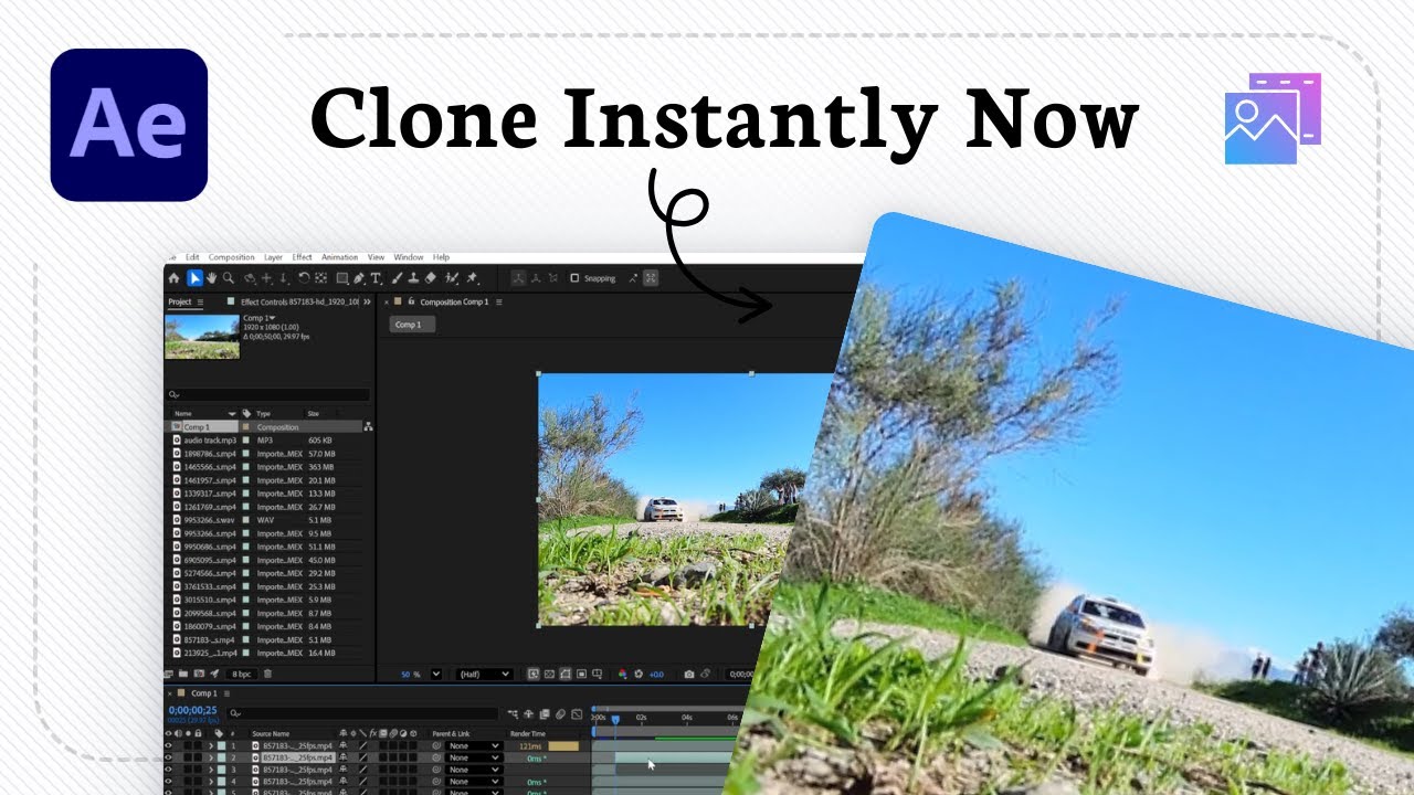 How to duplicate a layer in After Effects (Instant Copy) - YouTube