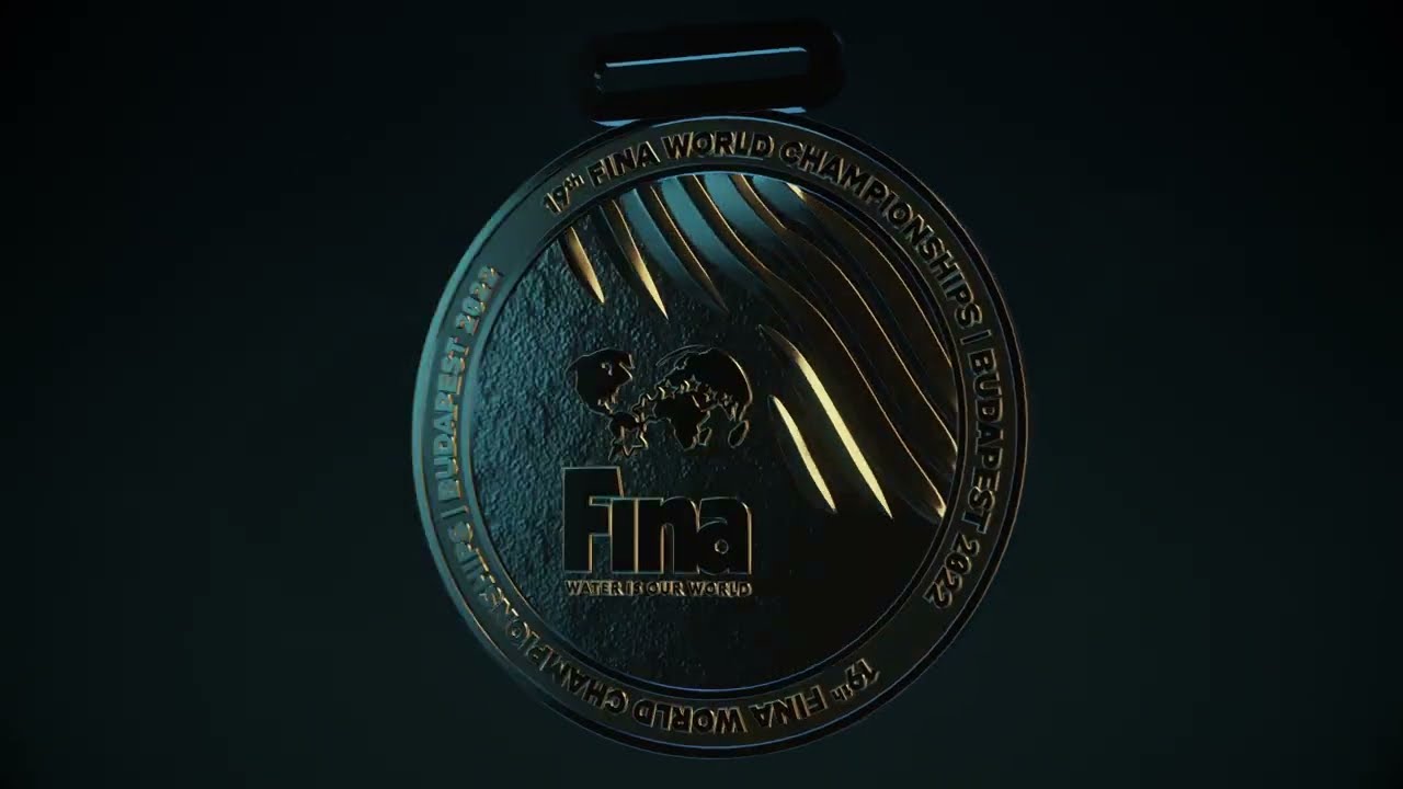 The Official Medal of the 19th FINA World Championships Budapest 2022