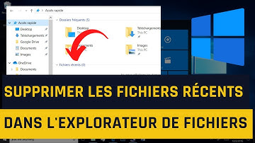 Supprimer les fichiers récents de l