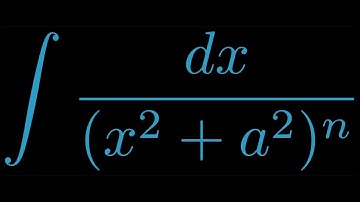 Recursive Formula Derivation  For The Integral 1/(x^2+a^2)^n
