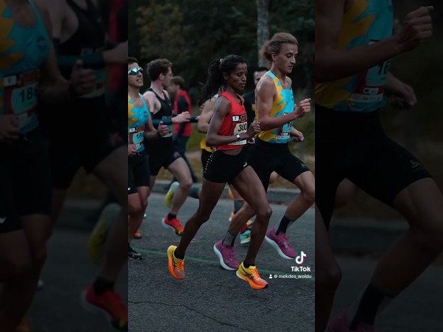 20kms paris 2023 vidéos Mekdes Woldu #mekdeswoldu #asicsgirl #feelingproud #workinprogress #eritrea