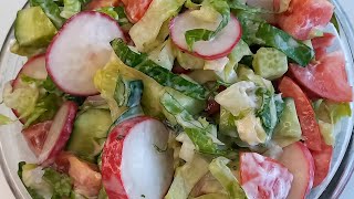Tasty Spring Salad for everyday | I can't stop eating this Crunchy Spring Salad