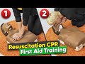 Resuscitation cpr  how to do cpr first aid training