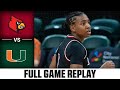 Louisville vs. Miami Full Game Replay | 2025-26 ACC Women's Basketball
