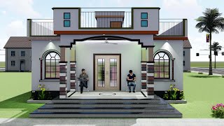 4 bedrooms simple village house plans | beautiful home plan8676877533IFor Two Brother  @My home plan