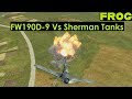 FW190D-9 vs Sherman tanks: IL-2 Sturmovik: Bodenplatte, Tank Crew Prokhorovka Map