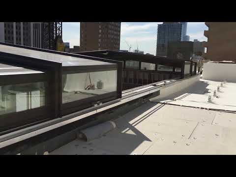 Pod Hotel Philadelphia Retractable Roof Manufactured by Roll-A-Cover
