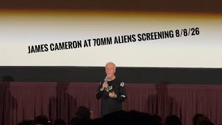 James Cameron at 70mm Aliens Screening 8/8/26