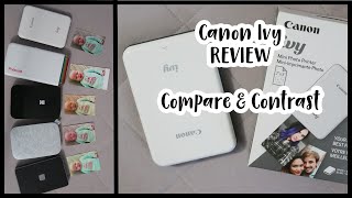 Canon Ivy Review &amp; Demo | Compare to HP Sprocket, Kodak Smile, Lifeprint, Polaroid Hi-Print