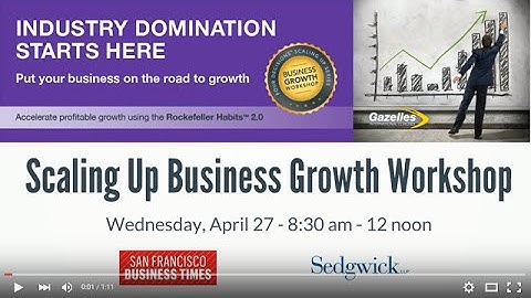 Scaling Up Business Growth Workshop