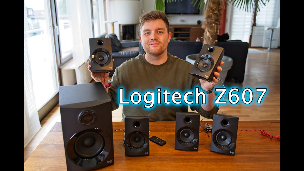 ledsage Penneven voksen 5.1 Lautsprecher - Logitech Z607 - 5.1 Surround Sound, Bluetooth, USB -  Unboxing & Inbetriebnahme - YouTube