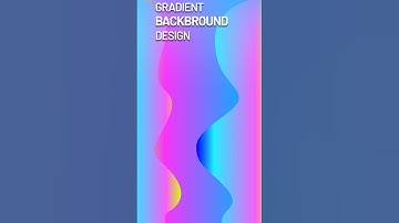 Gradient Background Design In Illustrator | abstract design #illustrator #shorts