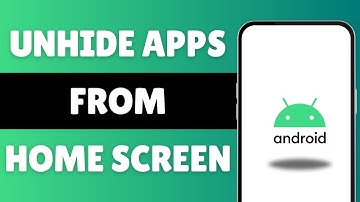 Apps Hidden From Home Screen Android | How To Find Hidden Apps | How To Unhide Apps From Home Screen