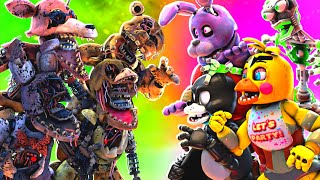 Sfm Fnaf Reactivated Vs Fnaf Super Heroes