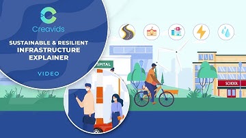 Sustainable and Resilient Infrastructure Explainer Video | Animated Explainer Video by CREAVIDS