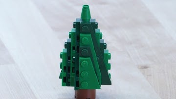How to Build an Evergreen Tree - LEGO Creator - DIY Holiday Building Tips