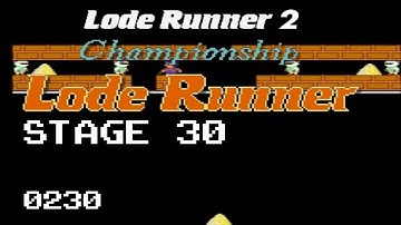 Lode Runner 2 - Stage 30 [0230]
