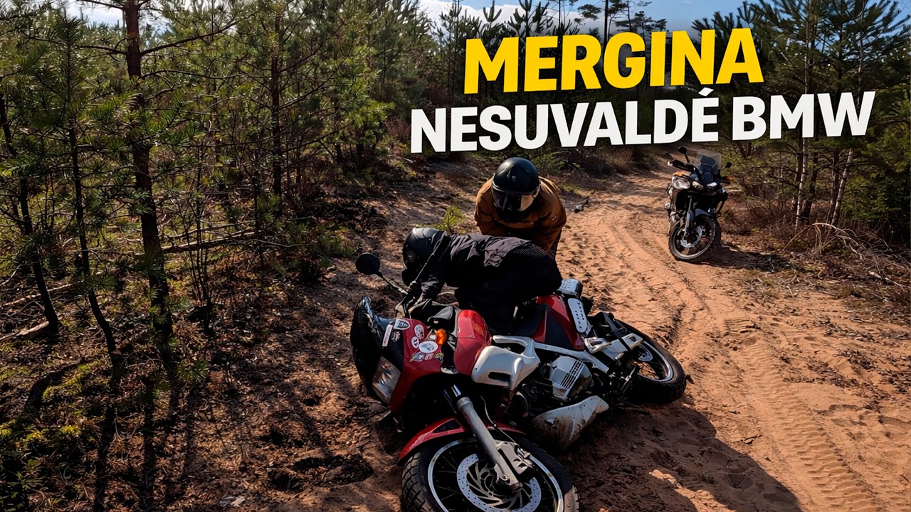 video Mergina nesuvaldė BMW… kas nutiko toliau?
