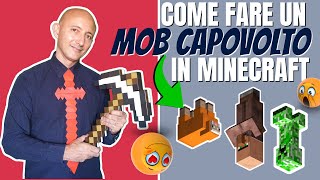 COME CAPOVOLGERE I MOB SU MINECRAFT MUCCA CAPOVOLTA e PECORA AL CONTRARIO