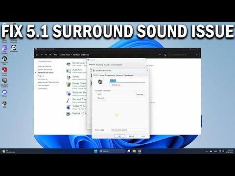 How To Fix 5.1 Channel Surround Sound Not Working On Windows 11/10 - Easy Fix