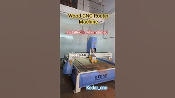 Wood High Speed Cnc Router Machine Installed In Ahemdabad.🔥🔥 #yshorts #viral #viralshorts