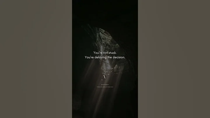 You’re Not Stuck — You’re Just Waiting Too Long