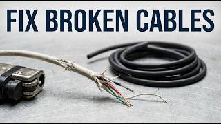 Don't Throw Away Your Frayed Cables! (Easy Fix)