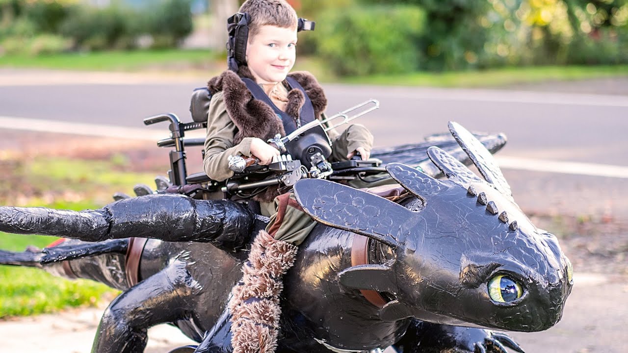 nonprofit creates halloween costumes for kids in wheelchairs youtube