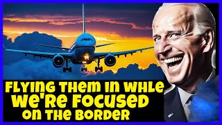 Breaking News! President Joe Biden BUSTED for secretly flyingover 30K illegals into the U.S!